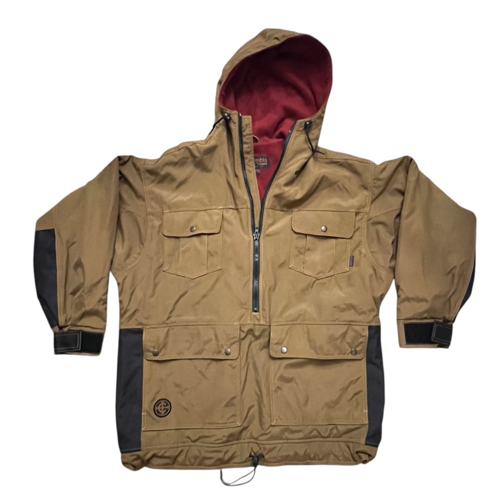 Vintage 90s Columbia Convert Jacket Coat Gorpcore Utility Parka Lined Medium